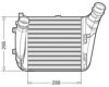 CTR 1231025 Intercooler, charger